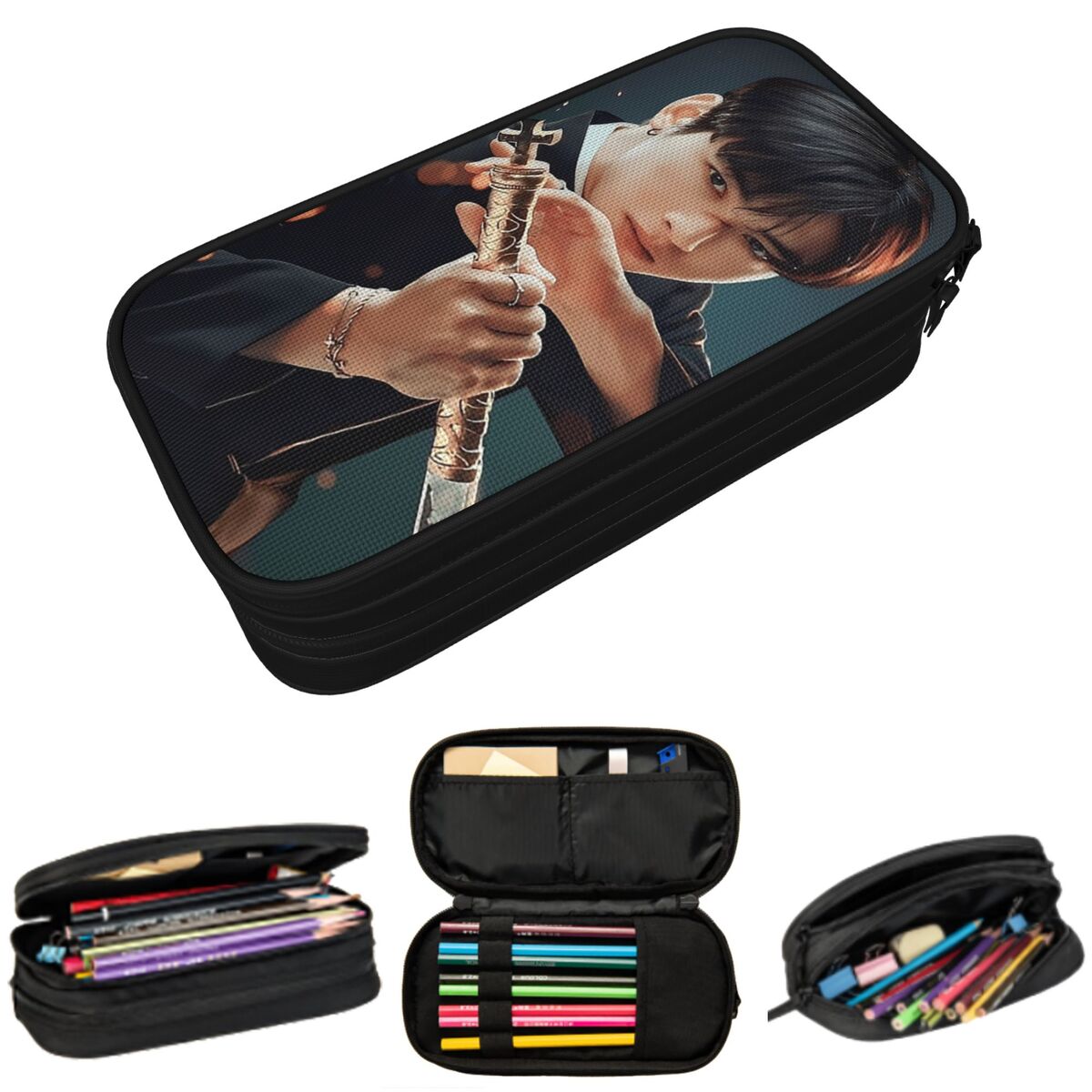 Stationery And Office Supply Chain - ชาอึนอู กล่องดินสอสำหรับเด็กผู้ชาย เด็กผู้หญิง กล่องใส่ปากกา กระเป๋าใส่ดินสอ อุปกรณ์เครื่องเขียน