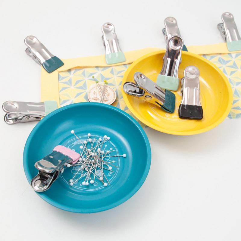 Paperclip Magnetic Set - 1 ชุดแบบพกพาผู้ถือเย็บหัตถกรรม Pick Up Pin ชามแม่เหล็กปฏิบัติคลิปหนีบกระดาษเข็มที่มีประสิทธิภาพน้ําหนักเบา