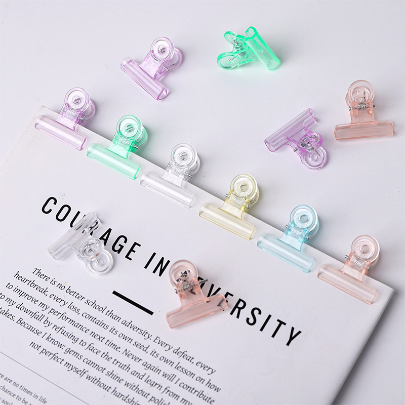 Supply Of Office Stationery - 10/20 ชิ้น 31 มม.สีลูกกวาดคลิปหนีบกระดาษพลาสติก,อุปกรณ์สำนักงานโรงเรียนอเนกประสงค์สำหรับจัดระเบียบเอกสาร