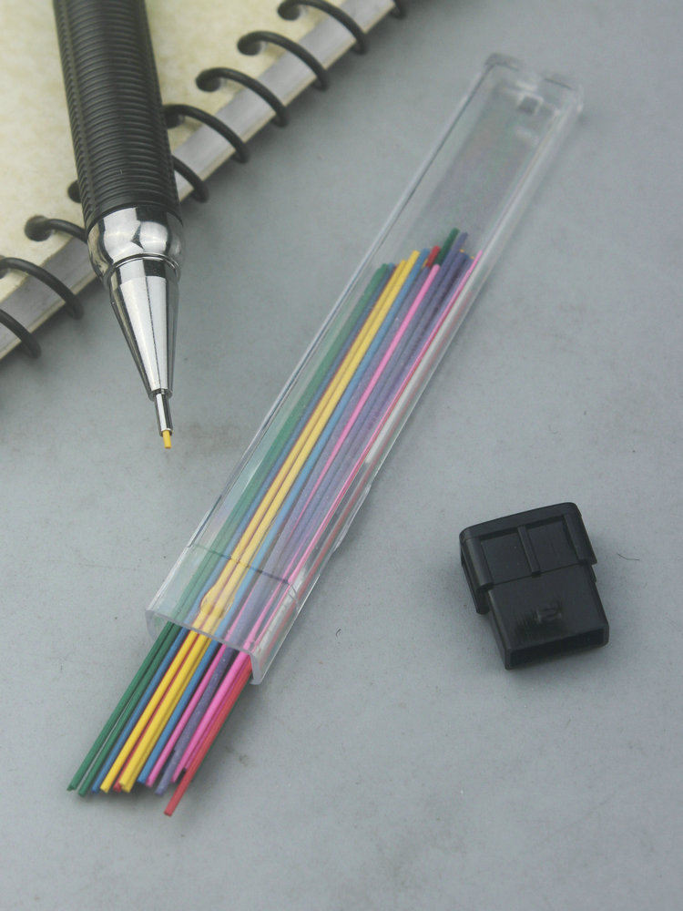 Mechanical Pencil Lead - ไส้ดินสอสีกลทำจากตะกั่วขนาด0.7มม. สำหรับเติมดินสอ0.9นักเรียนดินสอกดไส้ดินสอสี0.7