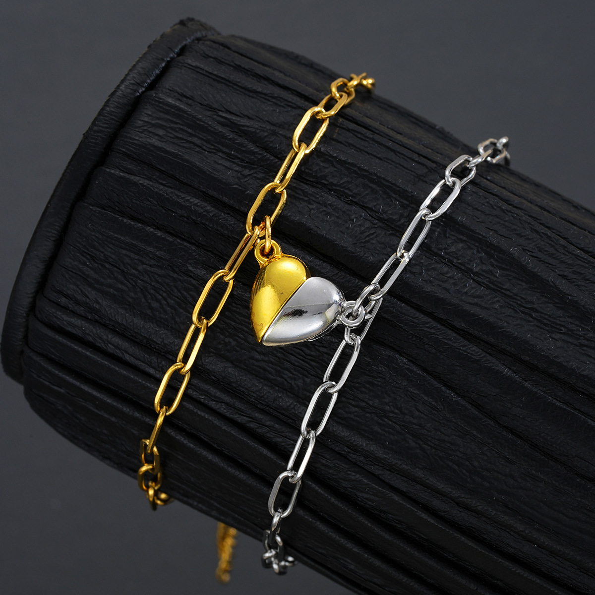 สร้อยข้อมือคู่รักแม่เหล็ก รูปห - Paperclip Magnetic Set บทวิจารณ์และราคา