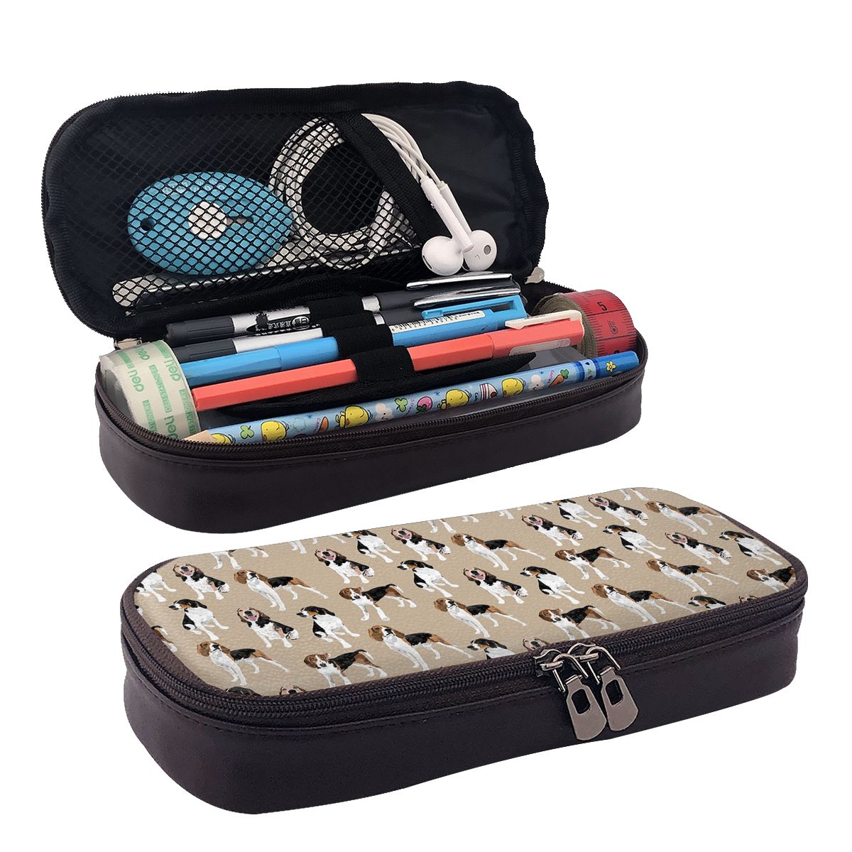 กระเป๋าใส่ดินสอหนังสีแทนลาย Tr - Tan Stationery & Office Supply บทวิจารณ์และราคา
