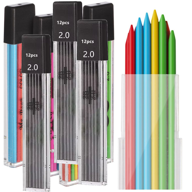 2.0 มม.เติมตะกั่ว 2B อัตโนมัติ - Mechanical Pencil Lead บทวิจารณ์และราคา