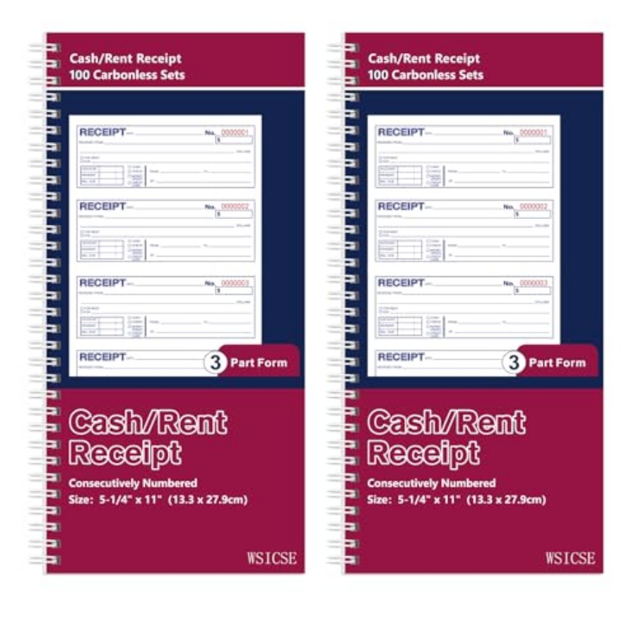สมุดใบเสร็จ 2 เล่ม พร้อมกระดาษ - Carbon Copy Book บทวิจารณ์และราคา