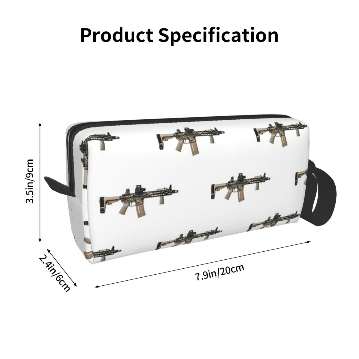 AR-15 Tan Camo Gun กล่องดินสอส - Tan Stationery & Office Supply บทวิจารณ์และราคา