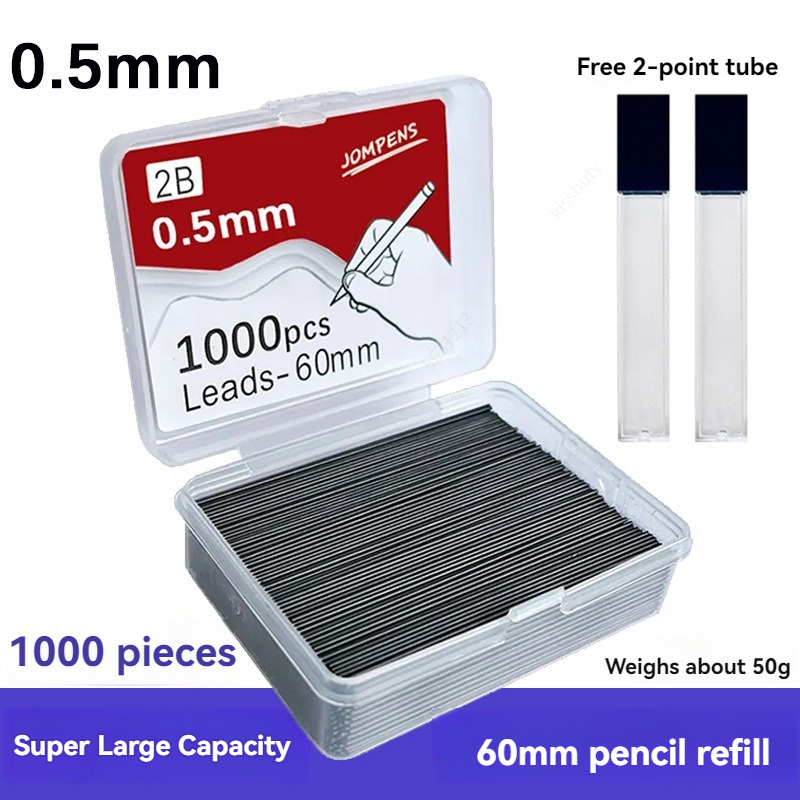 1000pcs ดินสอ 0.5/0.7/0.9 มม.2 - Mechanical Pencil Lead บทวิจารณ์และราคา