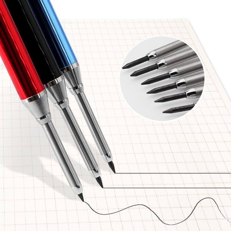 6 สี 2.8 มม.โลหะ Solid Carpent - Mechanical Pencil Lead บทวิจารณ์และราคา